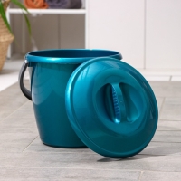 Ведро с крышкой &laquo;Удачное&raquo;, 7 л, цвет МИКС