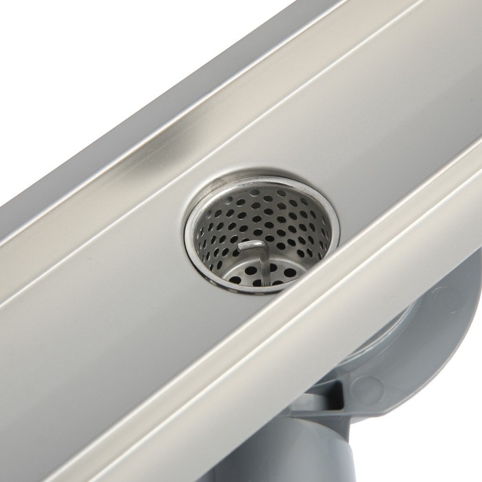 Трап линейный AFLORN AF20107-60, 600х70 мм, c флaнцeм своб. вращения 360&deg;, нерж. сталь