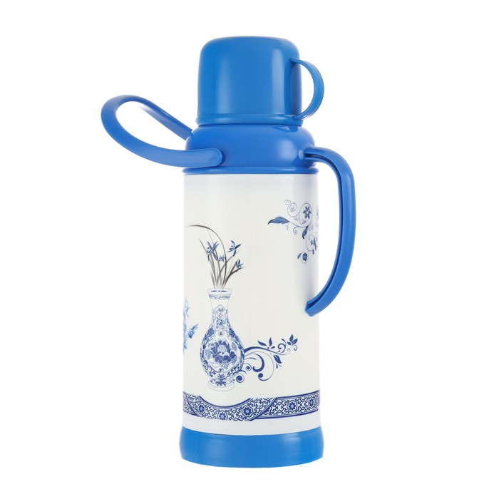 Термос 2 л, со стеклянной колбой 18 х 39 см, синий Термос 2 л, со стеклянной колбой 18 х 39 см, синий