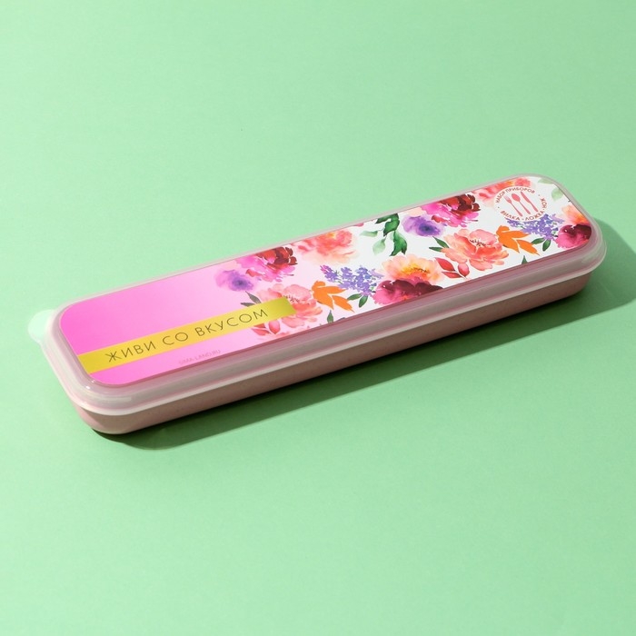 Набор столовых приборов &laquo;Живи со вкусом&raquo;, вилка, ложка, нож