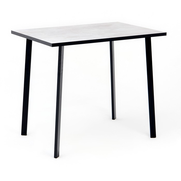 Стол обеденный МОДЕРН МИНИ LAKSI, 892х585х750, чёрный /цемент