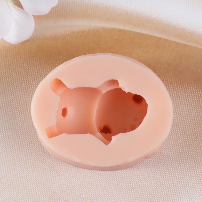 Новогодний молд силикон Новогодний молд силикон "Олень спит" (издел. 6х3,5х3,5 см)