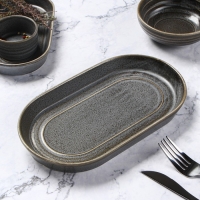 Блюдо фарфоровое овальное Magistro Urban, 450 мл, 24×13,7×2,7 см, цвет серый Блюдо фарфоровое овальное Magistro Urban, 450 мл, 24×13,7×2,7 см, цвет серый