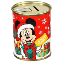 Копилка на Новый год, 9.5х9.5х7.5 см, Микки Маус Копилка на Новый год, 9.5х9.5х7.5 см, Микки Маус
