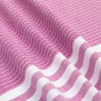 Пештемаль для пляжа, бани, сауны Waffle 100х180 см, розовый Пештемаль для пляжа, бани, сауны Waffle 100х180 см, розовый