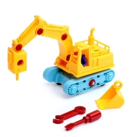 Конструктор Машина &laquo;Экскаватор&raquo;, 33 детали, МИКС