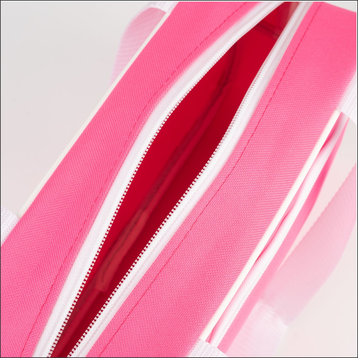 Сумка для обуви на молнии, наружный карман, TEXTURA, цвет розовый Сумка для обуви на молнии, наружный карман, TEXTURA, цвет розовый