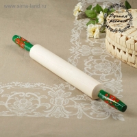 Скалка, 42×5 см, хохлома, микс Скалка, 42×5 см, хохлома, микс