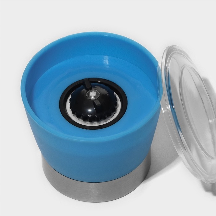 Мельница для специй Доляна &laquo;Модерн&raquo;, 200 мл, 6,5&times;19 см, цвет синий