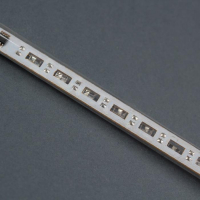 Гирлянда &laquo;Сосульки&raquo; 2.4 &times; 0.2 м, IP44, прозрачная нить, 96 LED, свечение мульти с эффектом стекания, 12 В