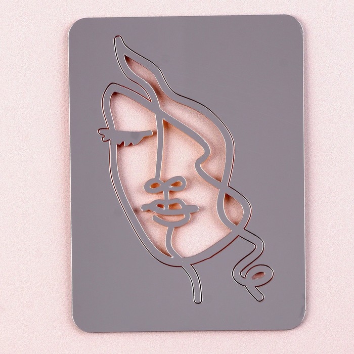 Набор топперов &laquo;Девушка с кудрями&raquo;, цвет золото