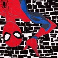 Футболка с длинным рукавом "Человек-паук", Marvel, рост 98-104, красный