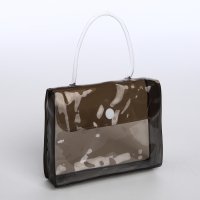 Косметичка на кнопке, цвет чёрный Косметичка на кнопке, цвет чёрный