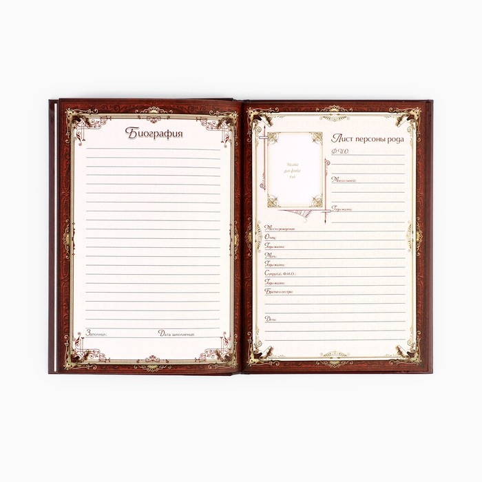 Родословная книга &laquo;Древо&raquo;, 56 листов, 16,5 х 24 см.
