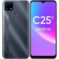 Смартфон Realme C25S, 6.5", LCD, 2 sim, 4 Гб, 128 Гб, 48 Мп, 8 Мп, 6000 мАч, NFC, серый Смартфон Realme C25S, 6.5", LCD, 2 sim, 4 Гб, 128 Гб, 48 Мп, 8 Мп, 6000 мАч, NFC, серый
