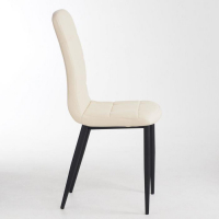 Стул "Квадро", Металл черный/AERO кремовый Стул "Квадро", Металл черный/AERO кремовый