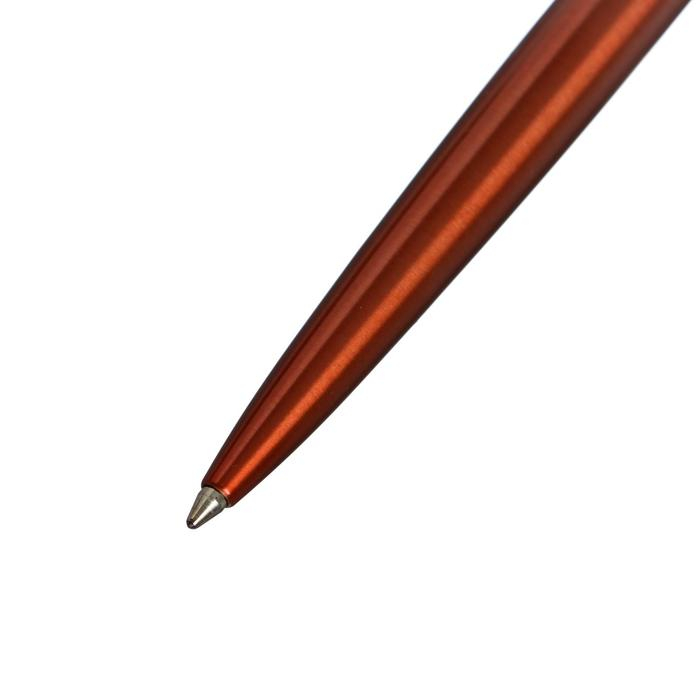 Ручка шариковая Parker Jotter Core K63 Chelsea Orange CT М 1.0 мм, корпус из нержавеющей стали, синие чернила Ручка шариковая Parker Jotter Core K63 Chelsea Orange CT М 1.0 мм, корпус из нержавеющей стали, синие чернила