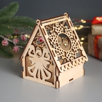 Новогодняя шкатулка-домик "Ангел" 12х10х14 см Новогодняя шкатулка-домик "Ангел" 12х10х14 см