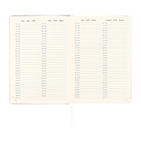 Ежедневник датированный 2025 A5 168 листов, deVENTE.Barbara, твердая обложка кожзам с поролоном, хлястик, перфорация, ляссе, блок 70, розовый Ежедневник датированный 2025 A5 168 листов, deVENTE.Barbara, твердая обложка кожзам с поролоном, хлястик, перфорация, ляссе, блок 70, розовый