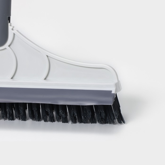 Щётка для пола и мытья труднодоступных мест, стыков, с водосгоном Raccoon, ворс углом, 3 см, 107&times;22&times;4,5 см