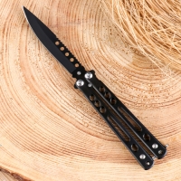 Нож-бабочка "Крыло" 16,5см, клинок 73мм/1,5мм, черный Нож-бабочка "Крыло" 16,5см, клинок 73мм/1,5мм, черный