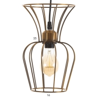 Светильник BayerLux "Фрейя" Е27 40Вт золото 16х16х23-123см Светильник BayerLux "Фрейя" Е27 40Вт золото 16х16х23-123см