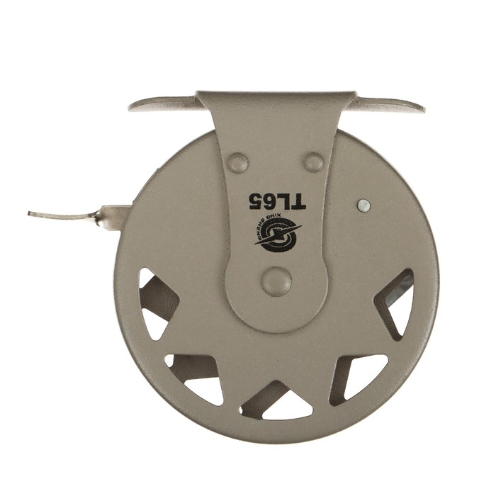 Катушка инерционная, металл, диаметр 6.5 см, цвет коричневый, TL65