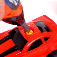 Конструктор-машина &laquo;Мега робот&raquo;, 3 в 1, со световым шуруповёртом, работает от батареек