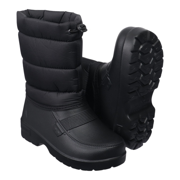 Сапоги женские комбинированные с фиксатором, цвет чёрный, до -25&deg;С, С-38.350, размер 37