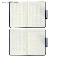 Ежедневник недатированный А5, 160 листов Prestige, обложка искусственная кожа, клапан, синий Ежедневник недатированный А5, 160 листов Prestige, обложка искусственная кожа, клапан, синий