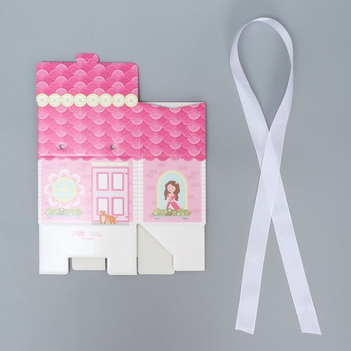 Коробка подарочная складная, упаковка, &laquo;Домик принцессы &raquo;, 15 х 18 х 10 см