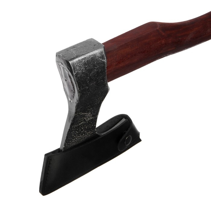 Топор охотничий кованый ТУНДРА ПРОФИ, топорище высшего сорта Топор охотничий кованый ТУНДРА ПРОФИ, топорище высшего сорта "дуб" воск, с чехлом, 800 г