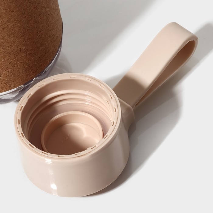 Бутылка для воды пробковая Magistro, тритан, 610 мл, 7,5×7,5×22 см Бутылка для воды пробковая Magistro, тритан, 610 мл, 7,5×7,5×22 см