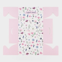 Коробка для капкейков, кондитерская упаковка, 4 ячейки &laquo;Сладкий момент&raquo;, 16 х 16 х 7.5 см