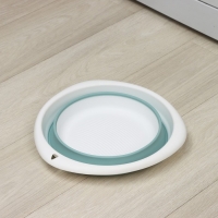 Таз складной &laquo;Флекс&raquo;, 5.5 л, 32.5&times;33&times;4.5 см, цвет морская волна