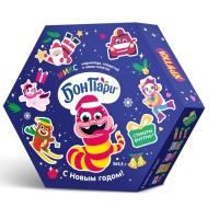 Набор новогодний, "Бон Пари", мармелад, конфеты, какао, 364,5 г
