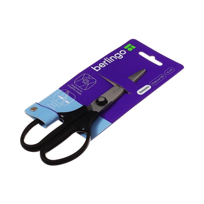 Ножницы 16cм Berlingo "Easycut 100", европодвес