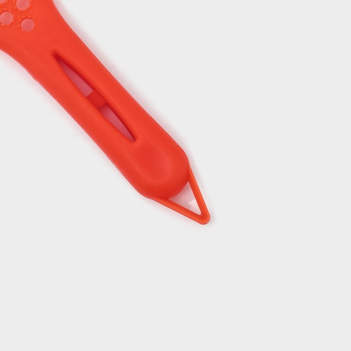 Овощерезка - рыбочистка фигурная 2 в 1 с тёркой Доляна, 21,5&times;6 см, цвет оранжевый