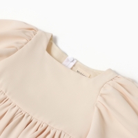 Платье для девочки, MINAKU :Party Dress, цвет молочный, рост 122 см