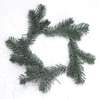 Декор &laquo;Веточка ели&raquo;, набор 5 шт., размер 1 шт. &mdash; 22 &times; 9 &times; 2 см