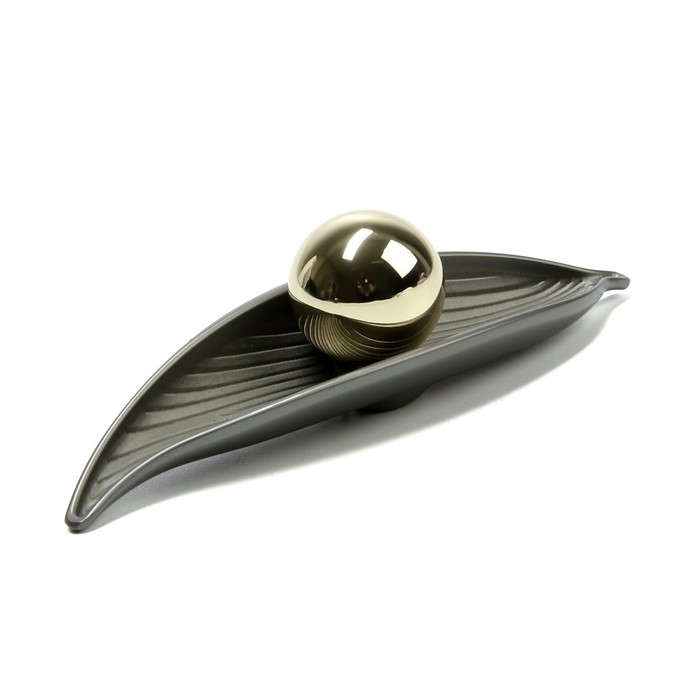 Ручка кнопка CAPPIO RK134 мебельная, цвет графит-золото Ручка кнопка CAPPIO RK134 мебельная, цвет графит-золото