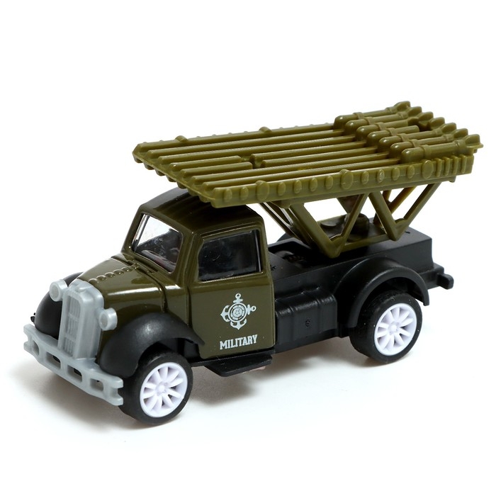Машина металлическая &laquo;Военная техника&raquo;, инерция, 1:64, цвет МИКС, на блистере