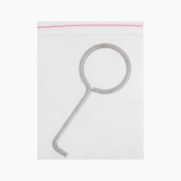 Трап AFLORN AF20410-20,d=50 мм,горизонтальный,c флaнцeм своб.вращ.360&deg;,100х200мм,нерж.сталь