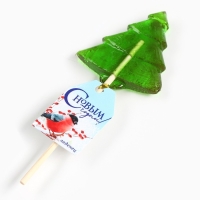 Новый год! Леденец на палочке &laquo;Снегирь&raquo;, 25 г