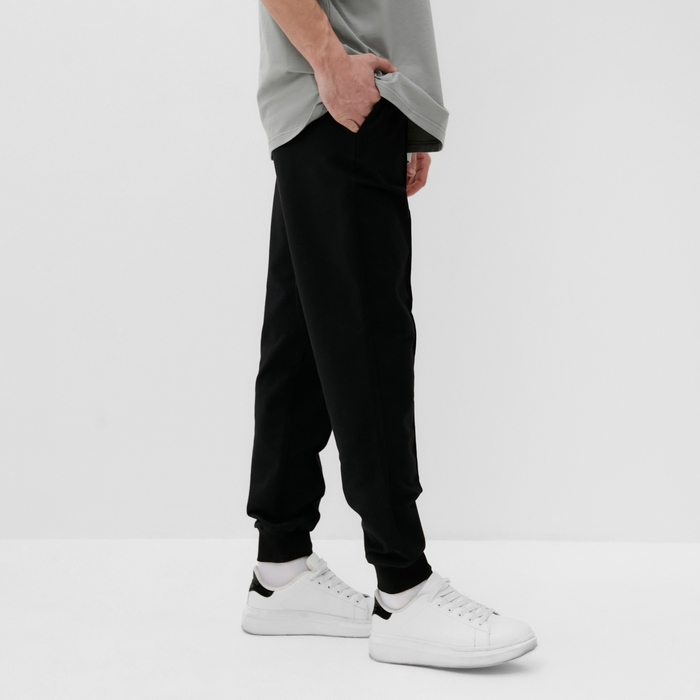 Брюки спортивные мужские DIROMM размер 50, цвет черный Брюки спортивные мужские DIROMM размер 50, цвет черный