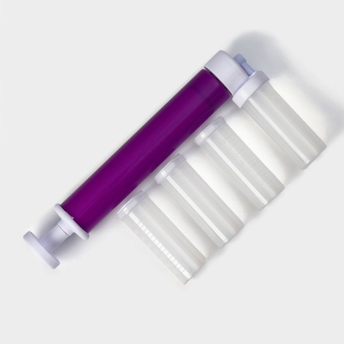 Аэрограф механический, 25×12×3 см, 4 ёмкости в комплекте, цвет МИКС Аэрограф механический, 25×12×3 см, 4 ёмкости в комплекте, цвет МИКС