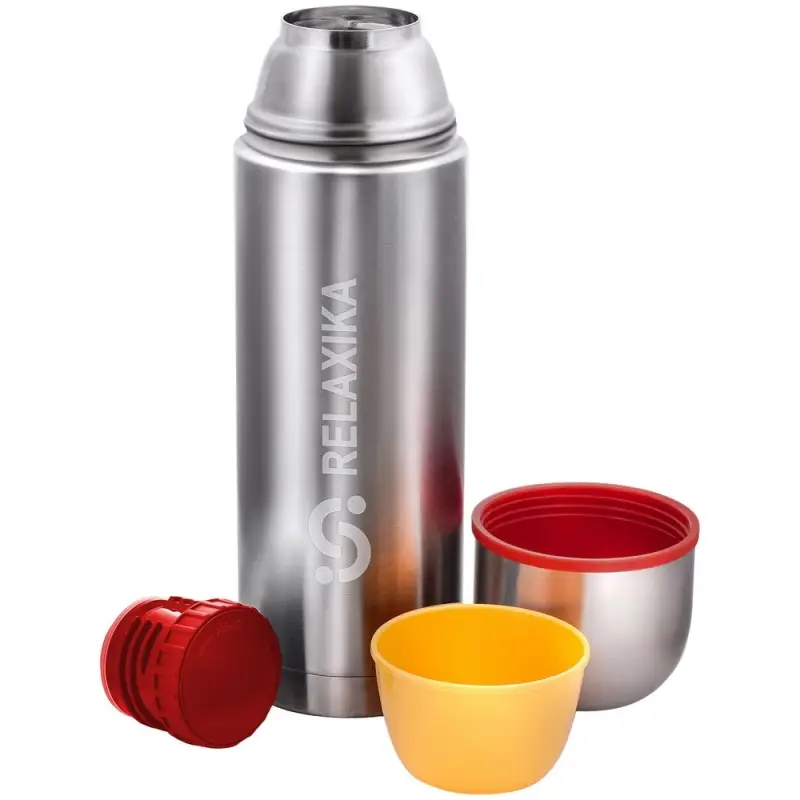 Термос Relaxika Duo 1000 в чехле, стальной Термос Relaxika Duo 1000 в чехле, стальной