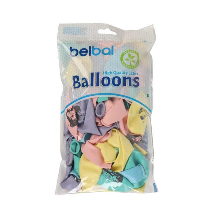 Шар латексный 14 Шар латексный 14" «Аниме», набор 50 шт.