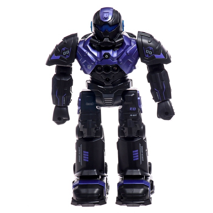 Радиоуправляемый робот &laquo;Герой&raquo;, звуковые и световые эффекты, цвет фиолетовый