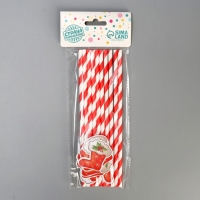 Трубочки для коктейля &laquo;Носочек&raquo;, набор 10 шт.